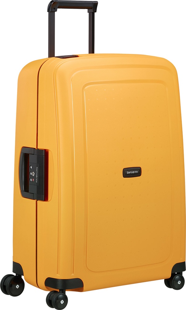 Samsonite S'Cure polypropylene suitcase with 4 wheels 10U*001 Honey Yellow (medium)