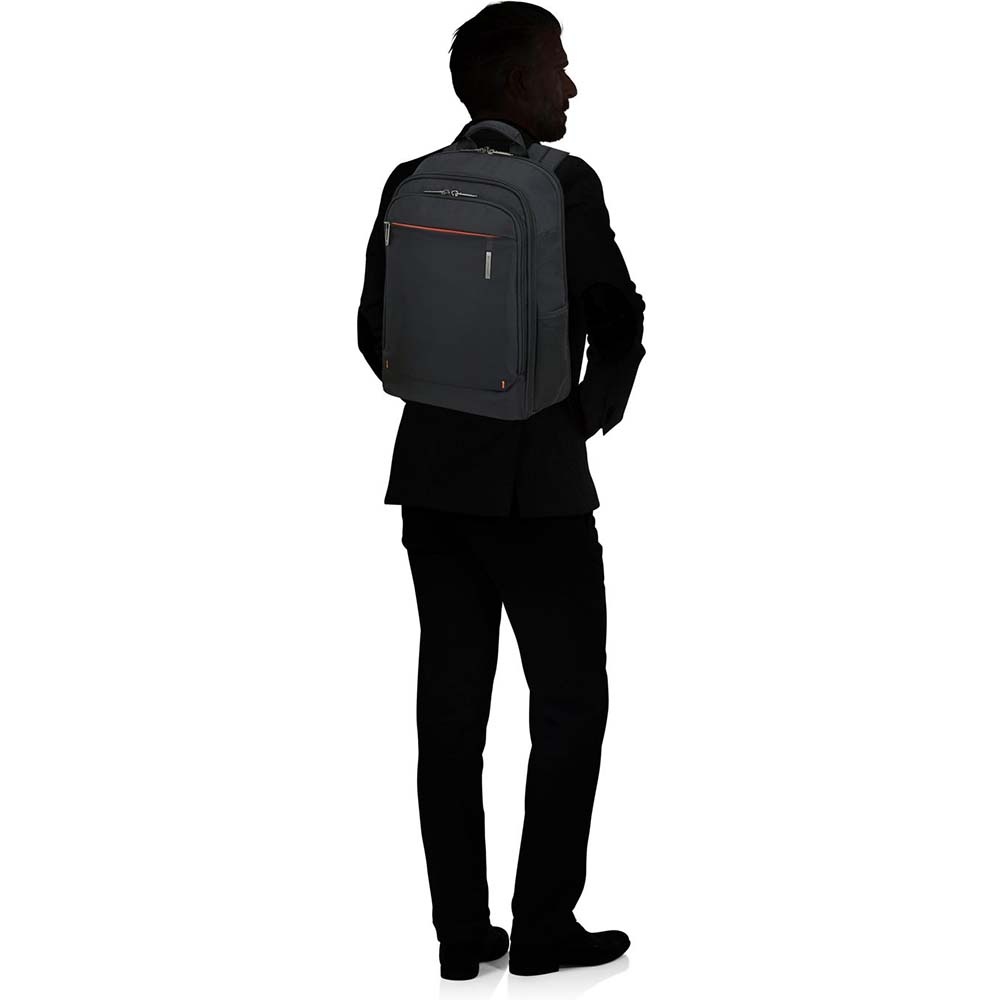 Daily backpack with laptop compartment up to 14,1" Samsonite Network 4 KI3*003 Charcoal Black
