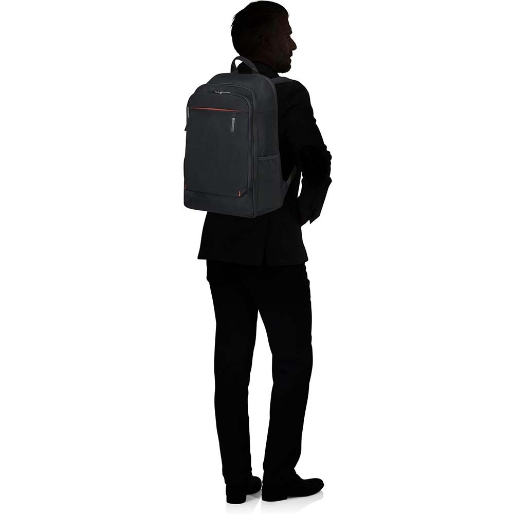 Daily backpack with laptop compartment up to 17,3" Samsonite Network 4 KI3*005 Charcoal Black