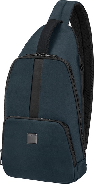 Sling backpack with compartment for a tablet Samsonite Sacksquare KL5*005 Blue